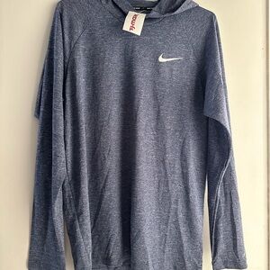 Nike Dri-FIT Heathered Blue Hoodie